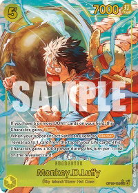 Monkey.D.Luffy (OP15-119) (Alternate Art) - Adventure on Kami's Island (OP15-EB04) #OP15-119 - Secret Rare One Piece Trading Card
