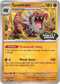 Tyrantrum - 066 [Staff] - ME: Mega Evolution Promo (MEP) #066 - Promo Pokémon Trading Card