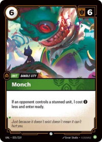 Monch - Unleashed (UNL) #035/219 - Common Riftbound Trading Card