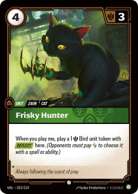 Frisky Hunter - Unleashed (UNL) #033/219 - Common Riftbound Trading Card