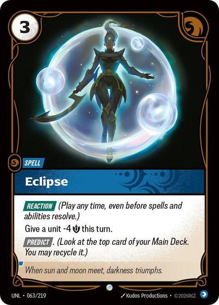 Eclipse - Unleashed Riftbound trading card