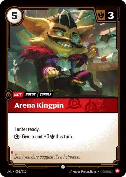 Arena Kingpin - Unleashed Riftbound trading card