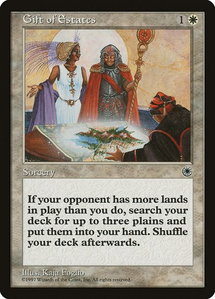 Gift of Estates - Portal (POR) #17 - Rare Magic: The Gathering Trading Card