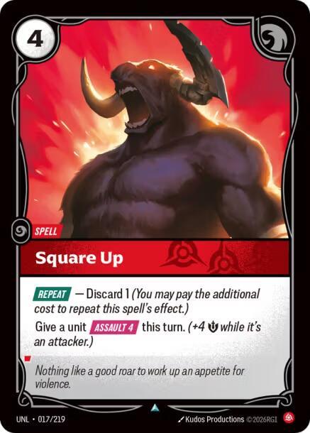 Square Up - Unleashed Riftbound trading card