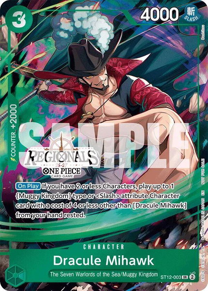 Dracule Mihawk (Regional Participation Pack 2026 Vol.1) trading card from One Piece Promotion Cards Dracule Mihawk (Regional Participation Pack 2026 Vol.1) - One Piece Promotion Cards One Piece trading card