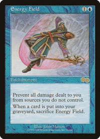 Energy Field - Urza's Saga (USG) #73 - Rare Magic: The Gathering Trading Card