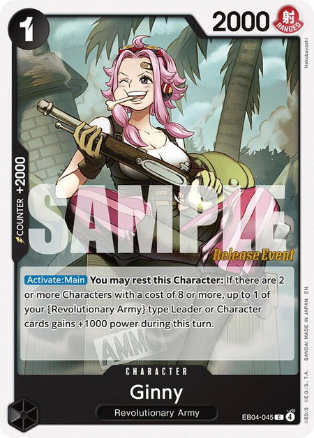 Ginny - Adventure on Kami's Island Release Event Cards One Piece trading card