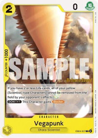 Vegapunk - Adventure on Kami's Island Release Event Cards (OP15 RE) #EB04-057 - Common One Piece Trading Card