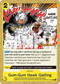 Gum-Gum Hawk Gatling - Adventure on Kami's Island Release Event Cards (OP15 RE) #EB04-060 - Common One Piece Trading Card