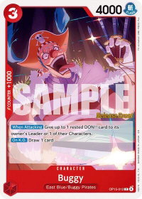 Buggy - Adventure on Kami's Island Release Event Cards (OP15 RE) #OP15-012 - Common One Piece Trading Card