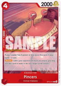 Pincers - Adventure on Kami's Island Release Event Cards (OP15 RE) #OP15-013 - Common One Piece Trading Card