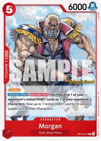 Morgan - Adventure on Kami's Island Release Event Cards (OP15 RE) #OP15-017 - Common One Piece Trading Card