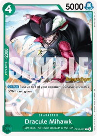 Dracule Mihawk - Adventure on Kami's Island Release Event Cards (OP15 RE) #OP15-027 - Common One Piece Trading Card