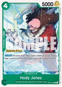Hody Jones - Adventure on Kami's Island Release Event Cards (OP15 RE) #OP15-033 - Common One Piece Trading Card
