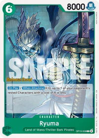 Ryuma - Adventure on Kami's Island Release Event Cards (OP15 RE) #OP15-036 - Common One Piece Trading Card