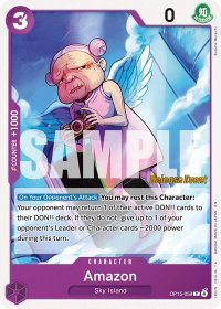 Amazon - Adventure on Kami's Island Release Event Cards (OP15 RE) #OP15-059 - Common One Piece Trading Card