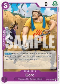 Goro - Adventure on Kami's Island Release Event Cards (OP15 RE) #OP15-065 - Common One Piece Trading Card