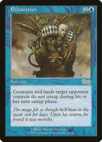 Exhaustion - Urza's Saga (USG) #74 - Uncommon Magic: The Gathering Trading Card