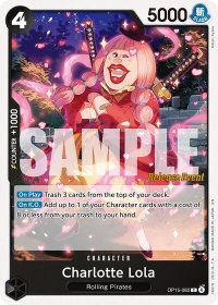 Charlotte Lola - Adventure on Kami's Island Release Event Cards (OP15 RE) #OP15-082 - Common One Piece Trading Card