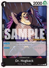 Dr. Hogback - Adventure on Kami's Island Release Event Cards (OP15 RE) #OP15-084 - Common One Piece Trading Card