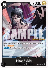 Nico Robin (OP15-087) - Adventure on Kami's Island Release Event Cards (OP15 RE) #OP15-087 - Common One Piece Trading Card