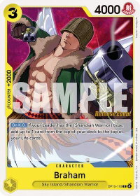 Braham - Adventure on Kami's Island Release Event Cards (OP15 RE) #OP15-110 - Common One Piece Trading Card
