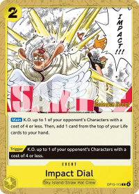 Impact Dial - Adventure on Kami's Island Release Event Cards (OP15 RE) #OP15-115 - Common One Piece Trading Card