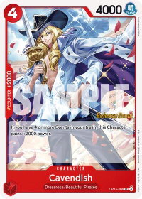 Cavendish - Adventure on Kami's Island Release Event Cards (OP15 RE) #OP15-006 - Uncommon One Piece Trading Card