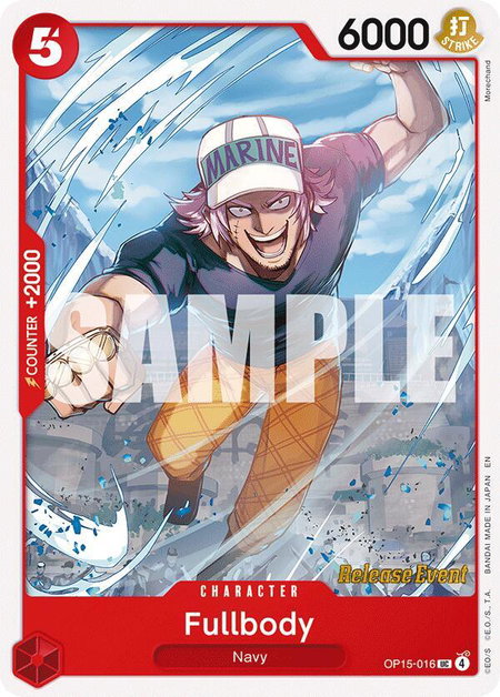 Fullbody trading card from Adventure on Kami's Island Release Event Cards Fullbody - Adventure on Kami's Island Release Event Cards One Piece trading card