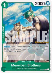 Meowban Brothers - Adventure on Kami's Island Release Event Cards (OP15 RE) #OP15-028 - Uncommon One Piece Trading Card