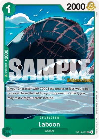 Laboon - Adventure on Kami's Island Release Event Cards (OP15 RE) #OP15-035 - Uncommon One Piece Trading Card