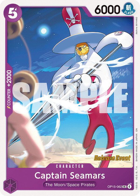 Captain Seamars - Adventure on Kami's Island Release Event Cards One Piece trading card