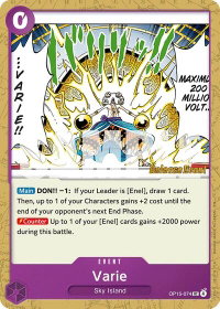 Varie - Adventure on Kami's Island Release Event Cards (OP15 RE) #OP15-074 - Uncommon One Piece Trading Card