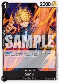 Sanji (OP15-081) - Adventure on Kami's Island Release Event Cards (OP15 RE) #OP15-081 - Uncommon One Piece Trading Card