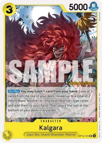 Kalgara - Adventure on Kami's Island Release Event Cards (OP15 RE) #OP15-101 - Uncommon One Piece Trading Card