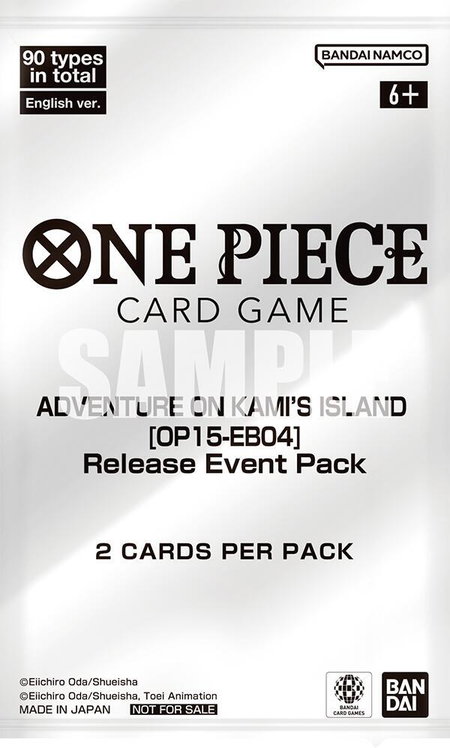 Adventure on Kami's Island - Release Event Pack - Adventure on Kami's Island Release Event Cards One Piece trading card