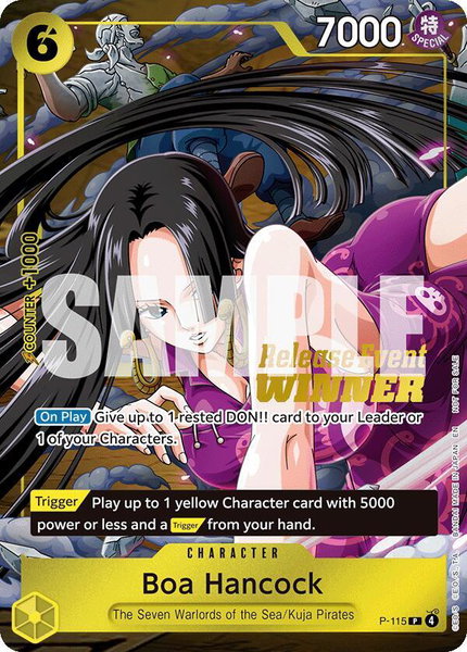 Boa Hancock (OP15 Release Event Winner) - One Piece Promotion Cards One Piece trading card