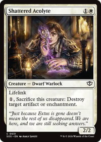 Shattered Acolyte - Secrets of Strixhaven (SOS) #31 - Common Magic: The Gathering Trading Card