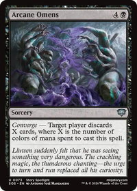 Arcane Omens - Secrets of Strixhaven (SOS) #73 - Uncommon Magic: The Gathering Trading Card