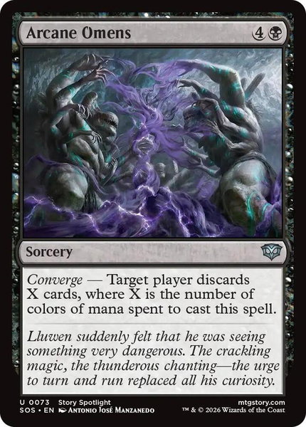 Arcane Omens trading card from Secrets of Strixhaven Arcane Omens - Secrets of Strixhaven Magic: The Gathering trading card