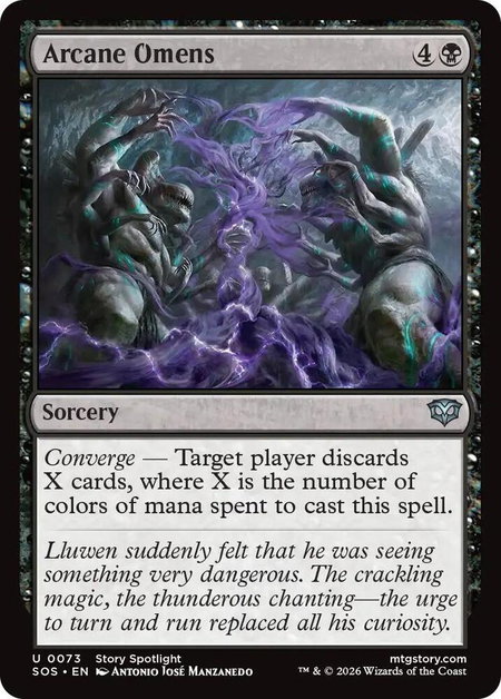 Arcane Omens - Secrets of Strixhaven Magic: The Gathering trading card