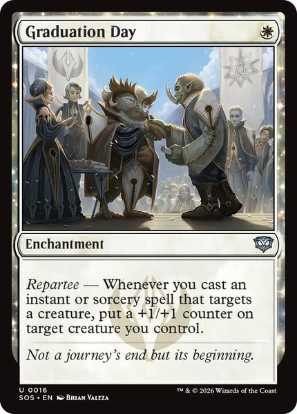 Graduation Day trading card from Secrets of Strixhaven Graduation Day - Secrets of Strixhaven Magic: The Gathering trading card
