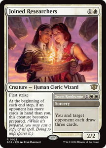 Joined Researchers - Secrets of Strixhaven (SOS) #23 - Rare Magic: The Gathering Trading Card