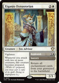 Eiganjo Dynastorian - Commander: Secrets of Strixhaven (SOC) #13 - Rare Magic: The Gathering Trading Card