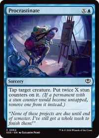 Procrastinate - Secrets of Strixhaven (SOS) #64 - Common Magic: The Gathering Trading Card
