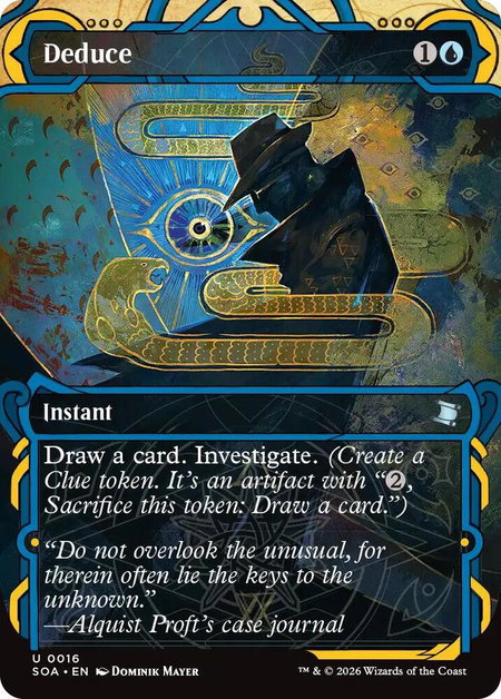 Deduce - Secrets of Strixhaven: Mystical Archive Magic: The Gathering trading card