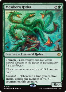 Mossborn Hydra - Promo Pack: Lorwyn Eclipsed (PPECL) #107 - Rare Magic: The Gathering Trading Card