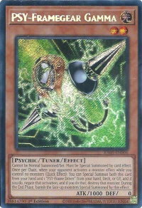 PSY-Framegear Gamma (Secret Rare) - Rarity Collection 5 (RA05) #RA05-EN006 - Secret Rare YuGiOh Trading Card