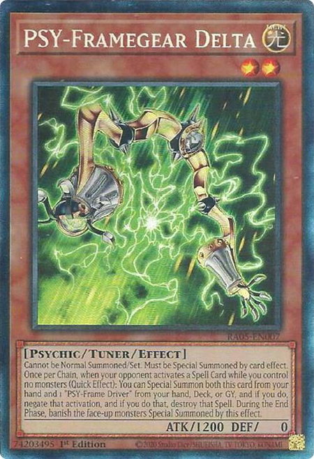 PSY-Framegear Delta (Collector's Rare) - Rarity Collection 5 YuGiOh trading card