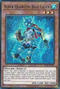 Super Quantum Blue Layer - Rarity Collection 5 (RA05) #RA05-EN009 - Super Rare YuGiOh Trading Card